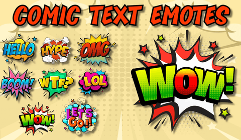 All Comic Text Emotes