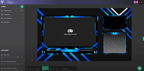 Stream Designz Overlays in Lightstream