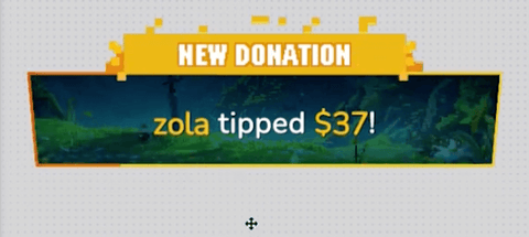 Tip/New Donation Alert