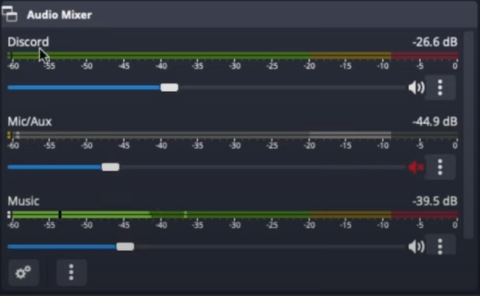 OBS Mixer and Music