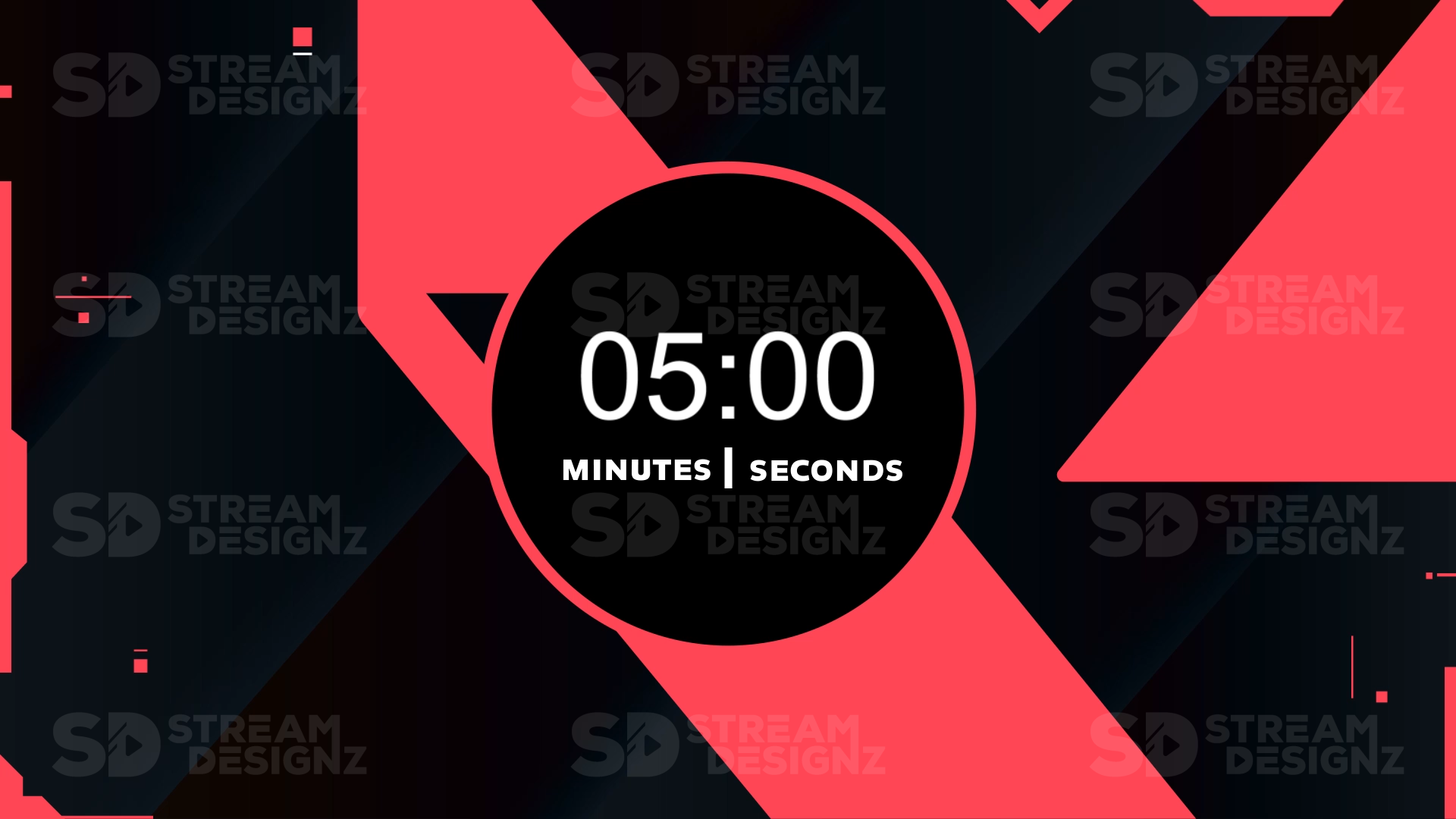 Stream Countdown Timer Overlay - Ace | Stream Designz