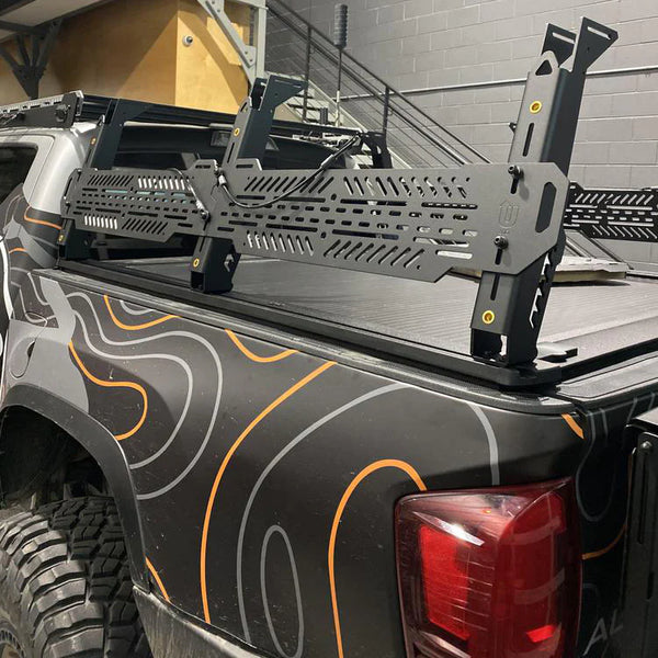 uptop overland tacoma retrax bed rack full height