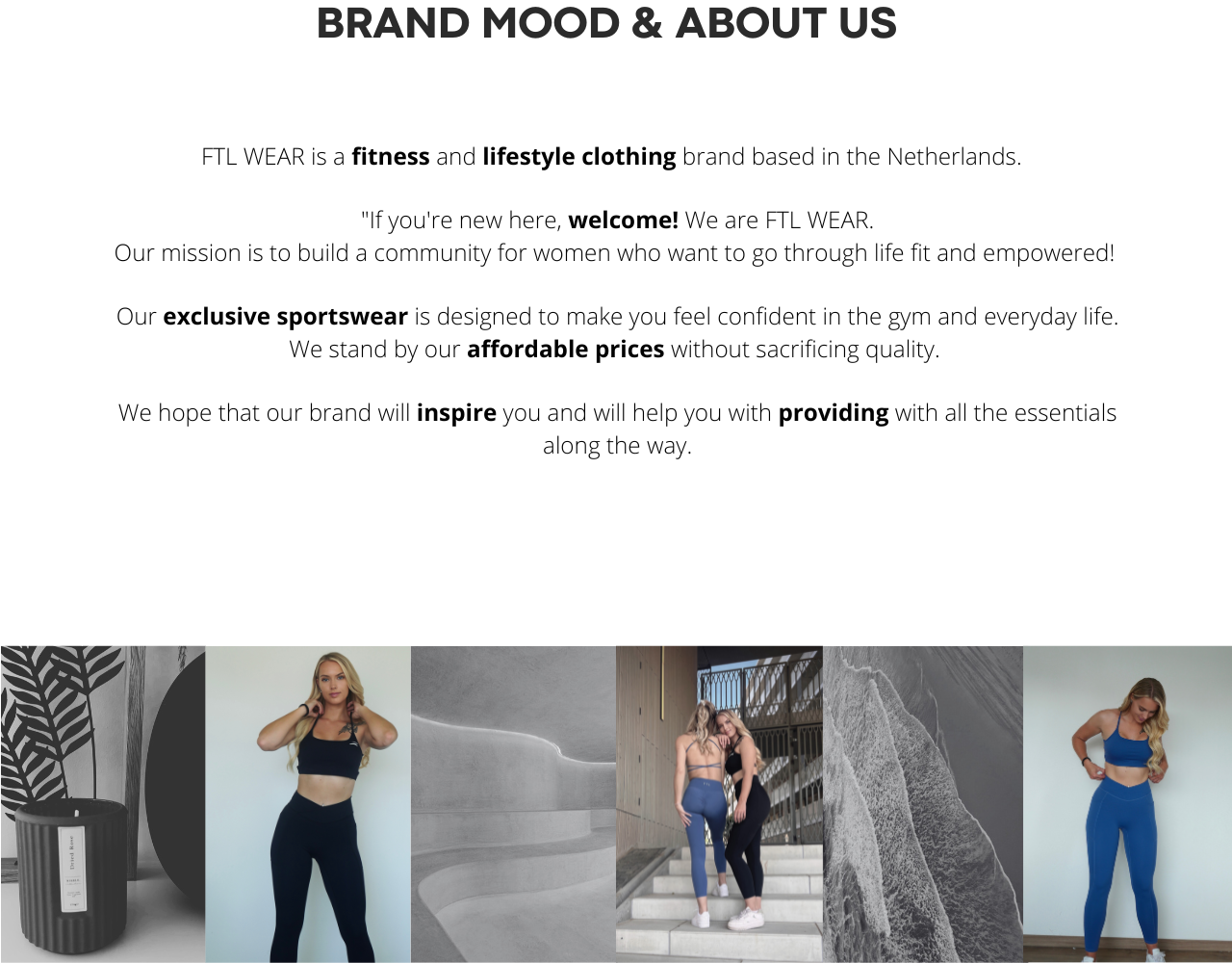 Fitness essentials from our brands