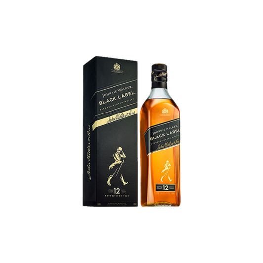 Johnnie Walker Black Blended Scotch Whisky 1L