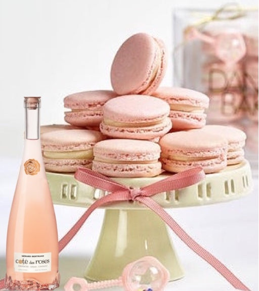 Moet Imperial Rose w/6pc Macarons — Soo Many Basketsᵀᴹ