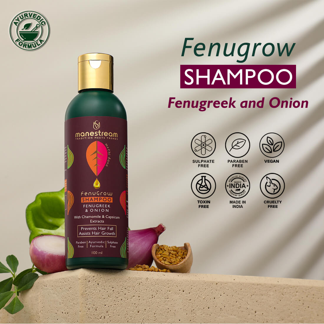 Econature Hair Fall Treatment Shampoo Pack Size 200ml