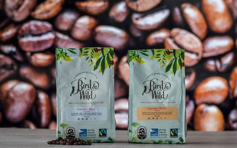 Coffee from Bird and Wild is organic, Fairtrade and is beyond bird-friendly.