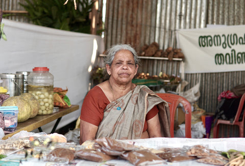 SHOSHOMMA, FTAK MEMBER AND STALL HOLDER AT THE FESTIVAL