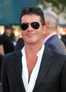 Image result for SIMON COWELL IN AVIATORS