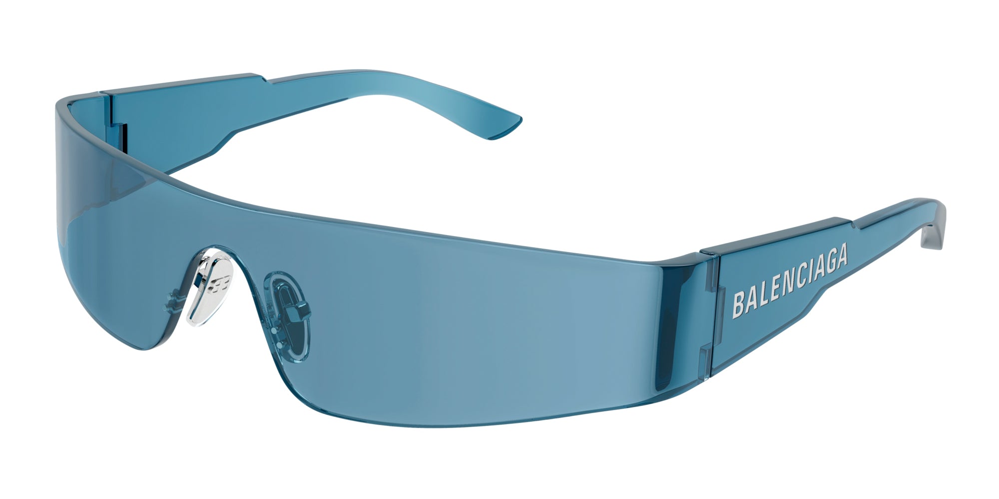 Eksamensbevis heltinde Typisk Balenciaga BB0041S Shield Sunglasses | Fashion Eyewear US