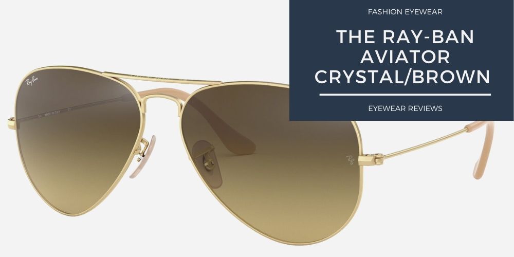 The Ray Ban Aviator RB3025 001/51 In Arista/Crystal Brown Gradient –  Fashion Eyewear