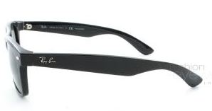 Thick frame arms of the Ray Ban 2132 901/76