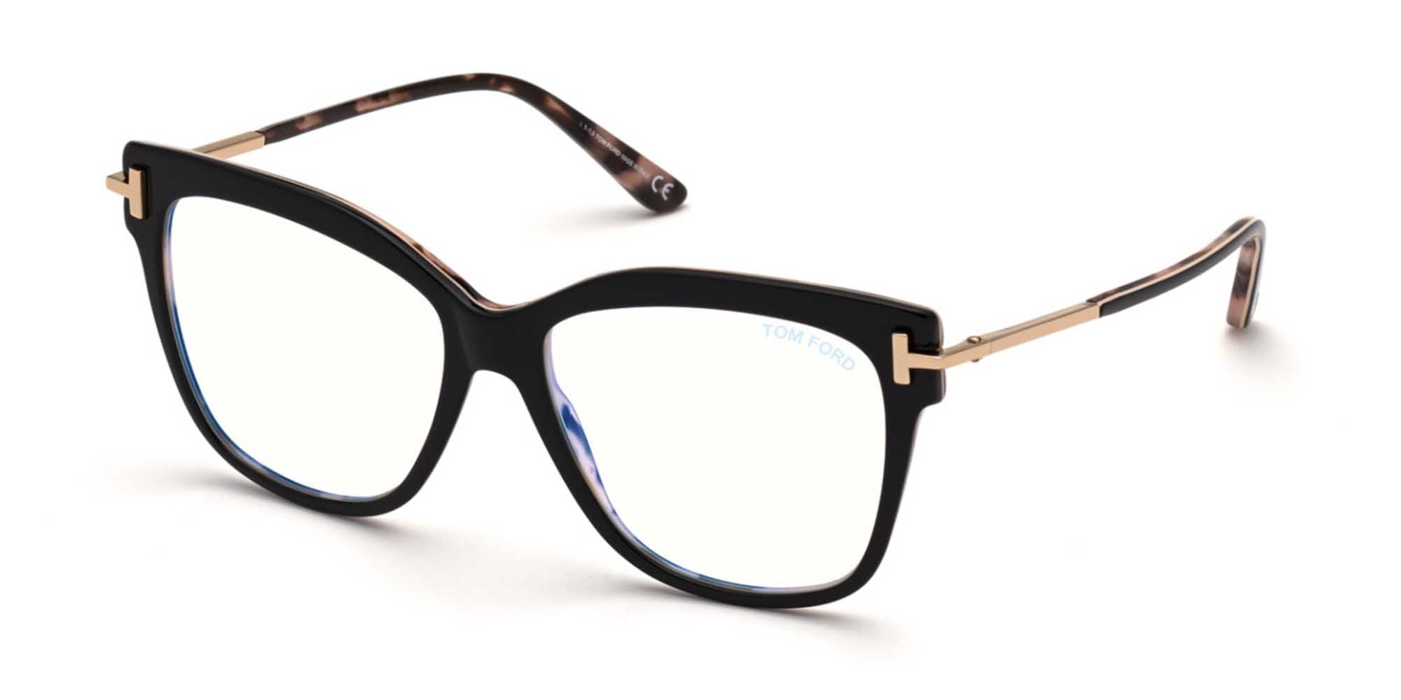Tom Ford TF5704-B Cat Eye Glasses | Fashion Eyewear