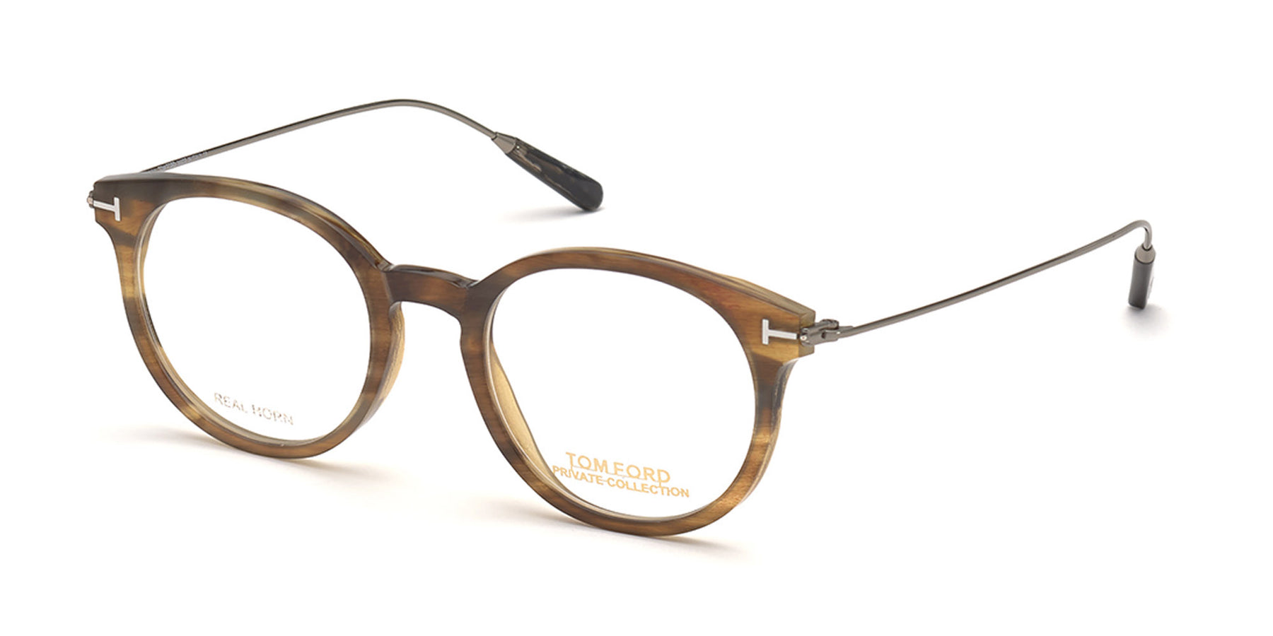 Tom Ford Private Collection TF5723-P Round Glasses | Fashion Eyewear UK