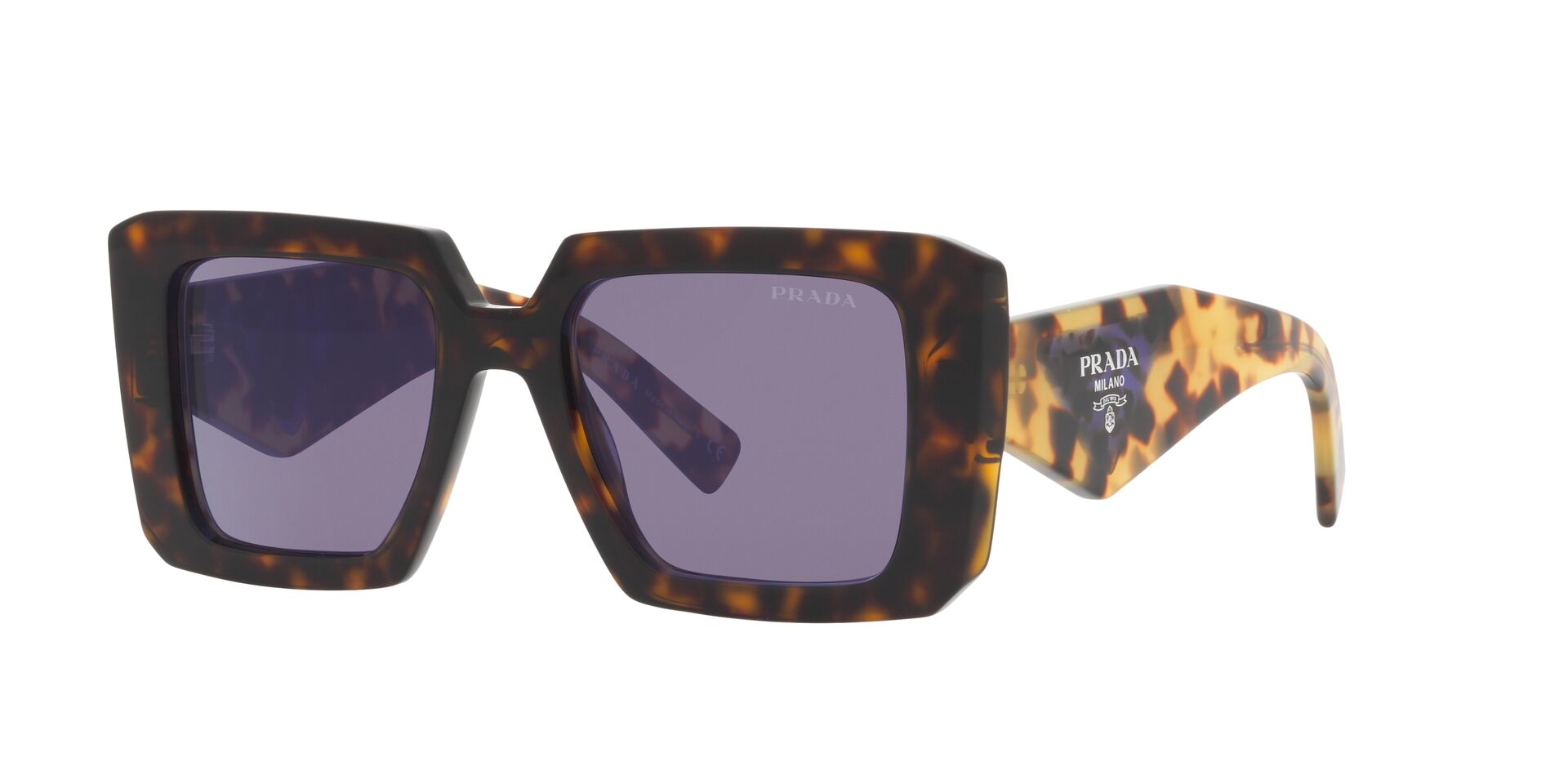 Prada SPR23Y Square Sunglasses | Fashion Eyewear UK