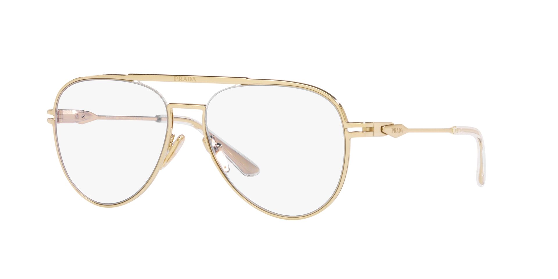 Prada SPR54Z Aviator Sunglasses | Fashion Eyewear