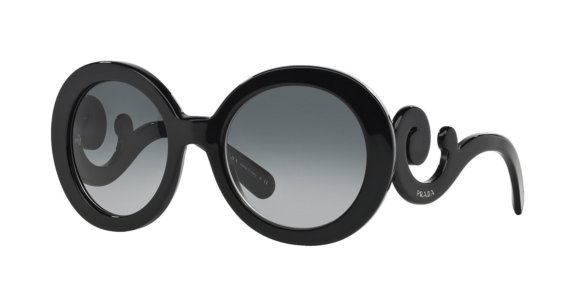 Introducir 84+ imagen prada baroque round sunglasses