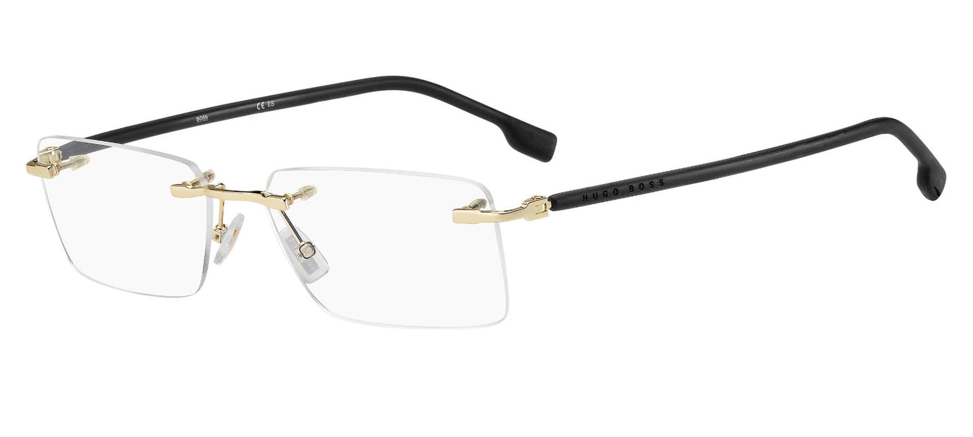 hugo boss rimless glasses