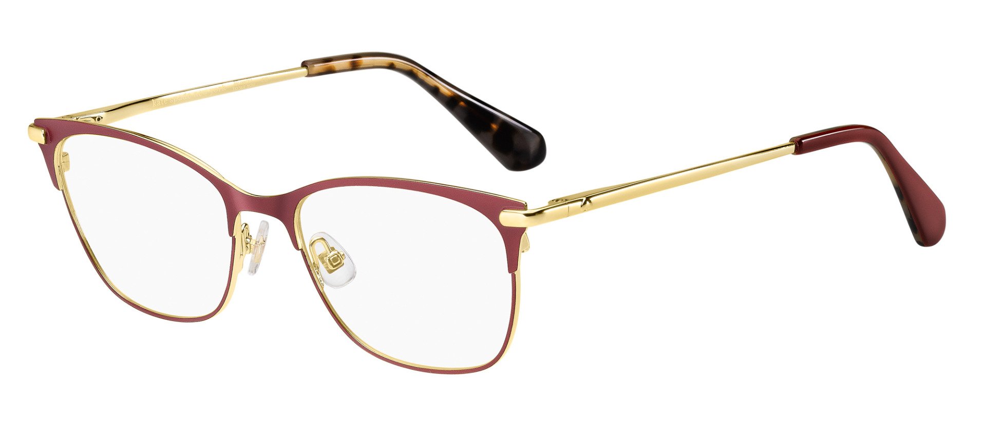 Kate Spade Bendall Rectangle Glasses | Fashion Eyewear UK