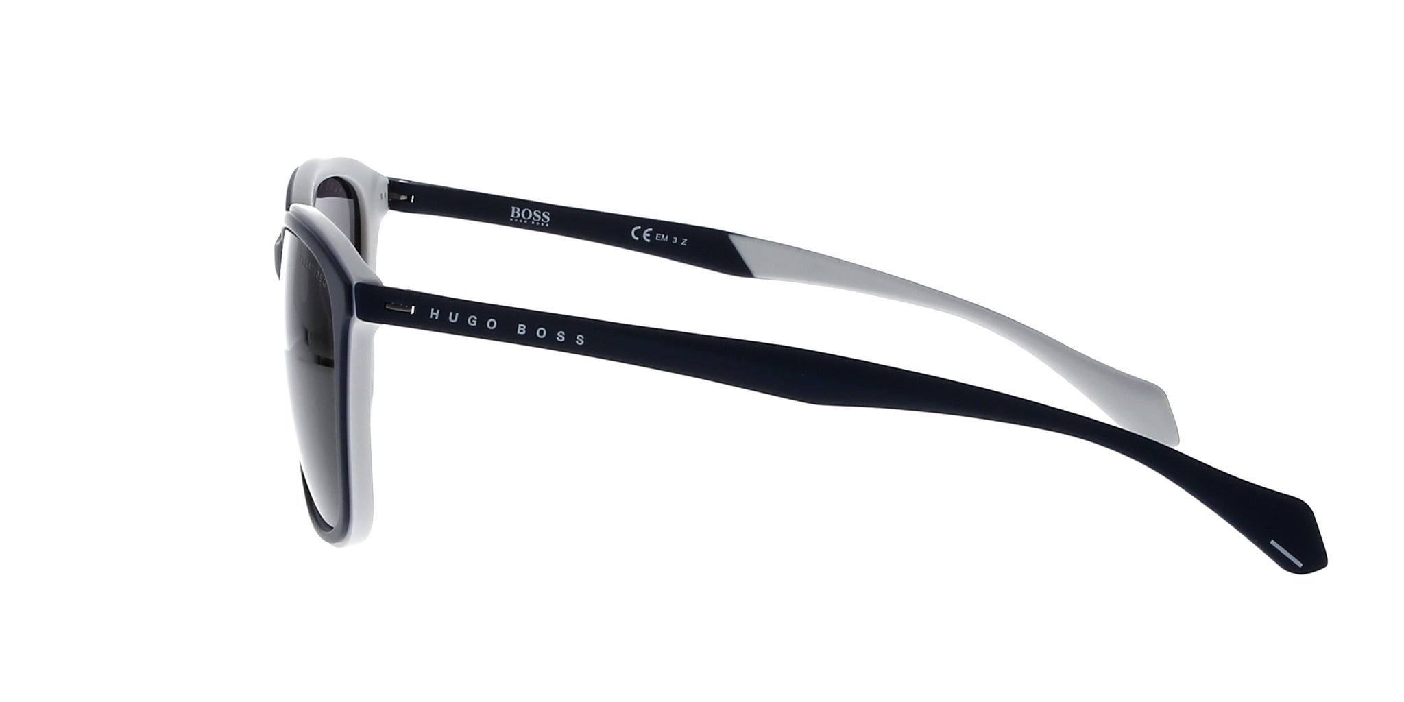 hugo boss polarized matte blue grey square sport