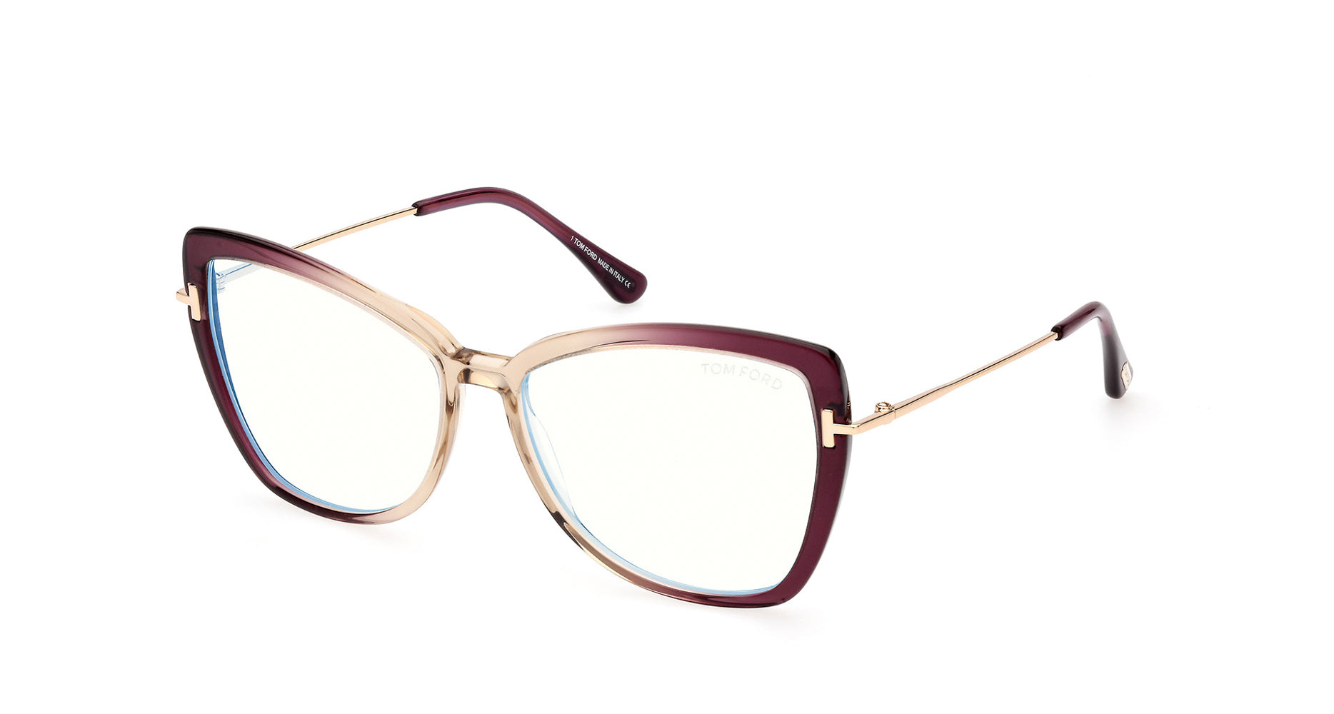 Tom Ford TF5882-B Blue Light Butterfly Glasses | Fashion Eyewear US