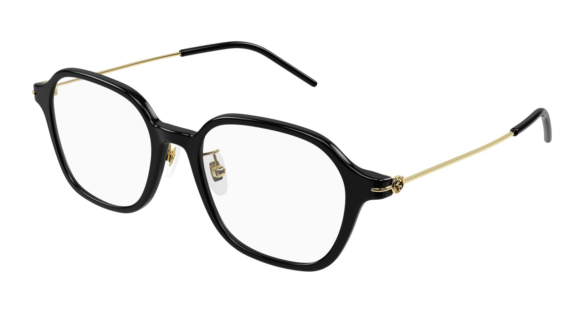 Gucci GG1277OA Square Glasses | Fashion Eyewear UK