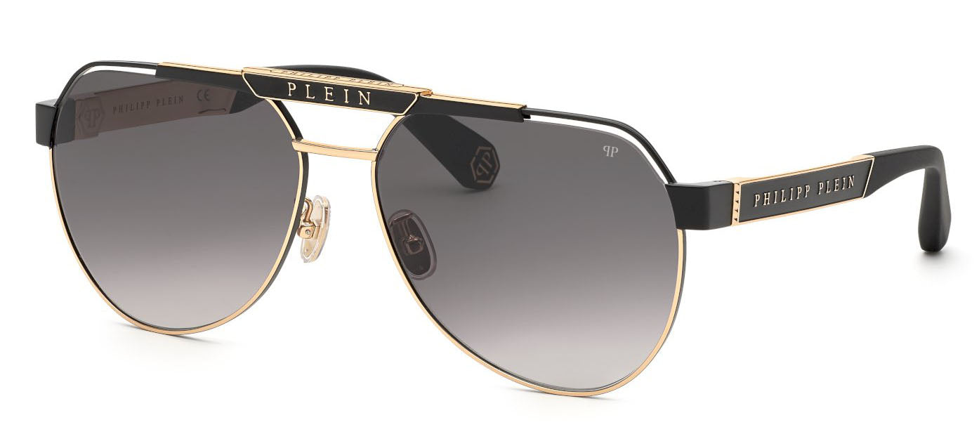 Philipp Plein SPP073M Avitor Sunglasses | Fashion Eyewear US