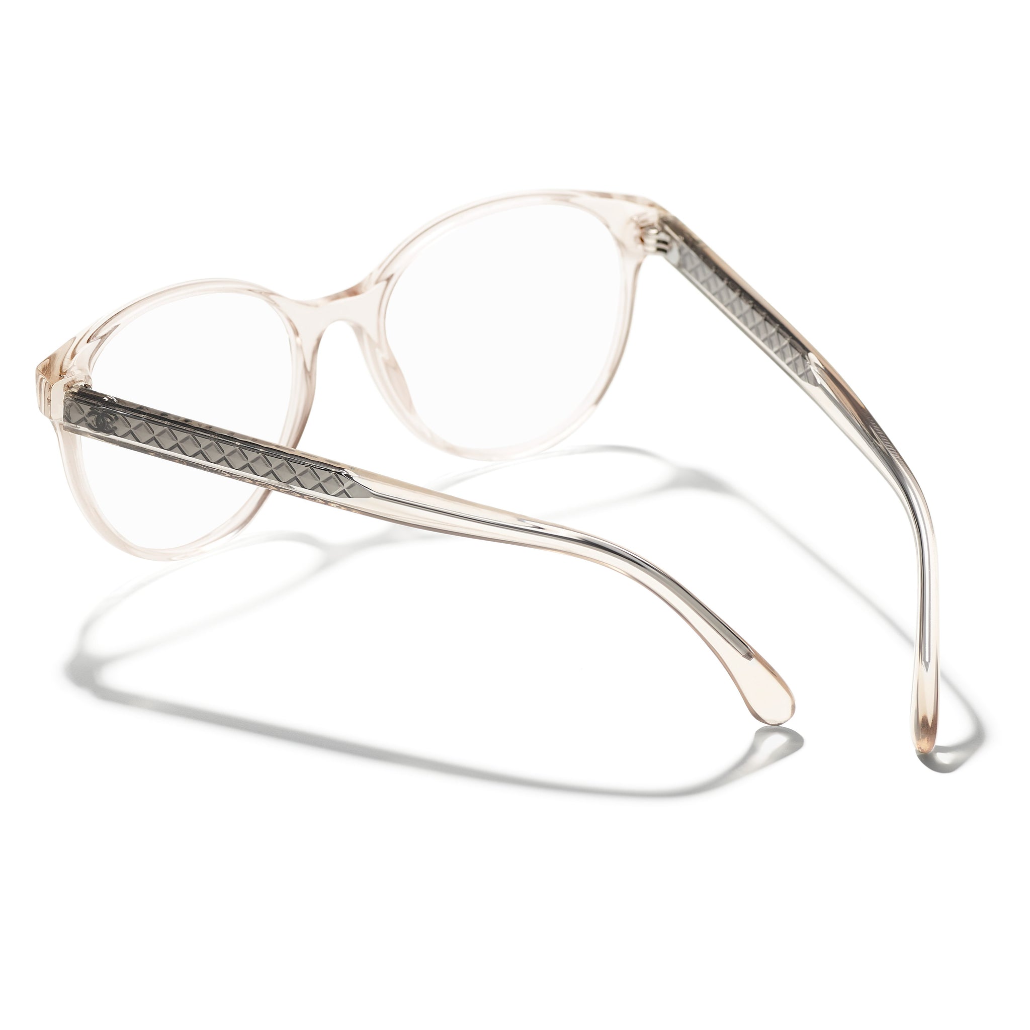 CHANEL 3401 Round Acetate Glasses | Fashion Eyewear