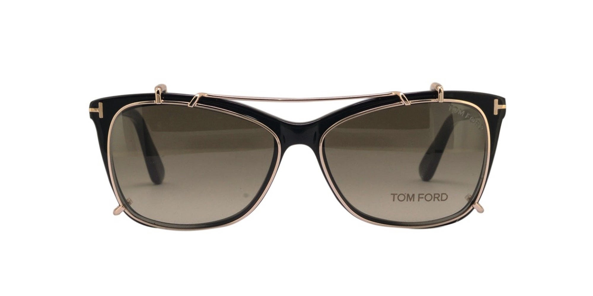 Tom Ford TF5514 Clip-On Sunglasses | Fashion Eyewear UK