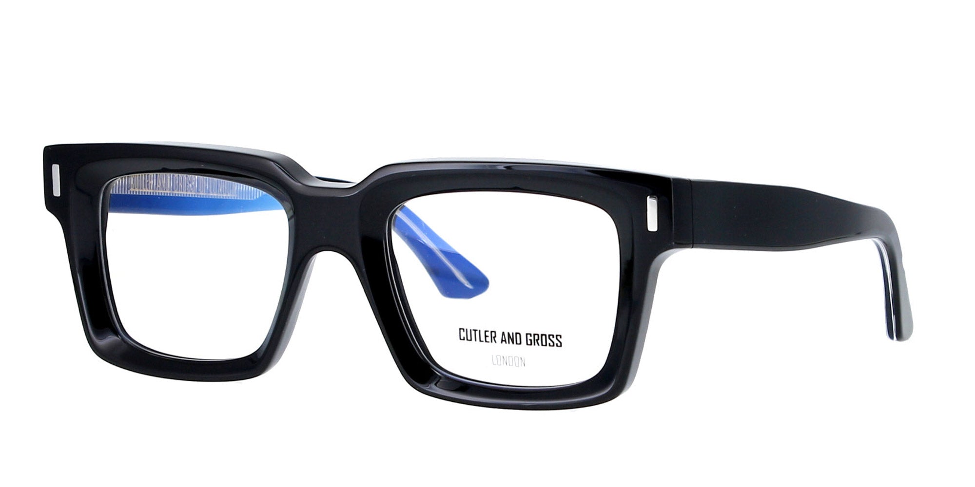 Cutler and Gross 1386 Rectangle Glasses | Fashion Eyewear