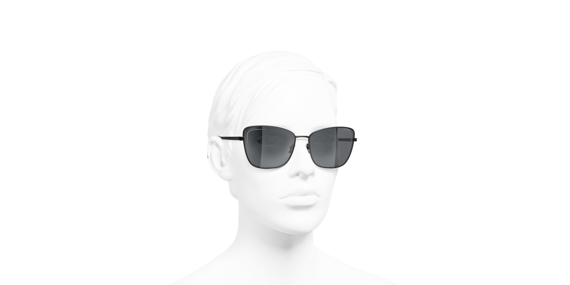 CHANEL 4267 Cat Eye Metal Sunglasses | Fashion Eyewear US