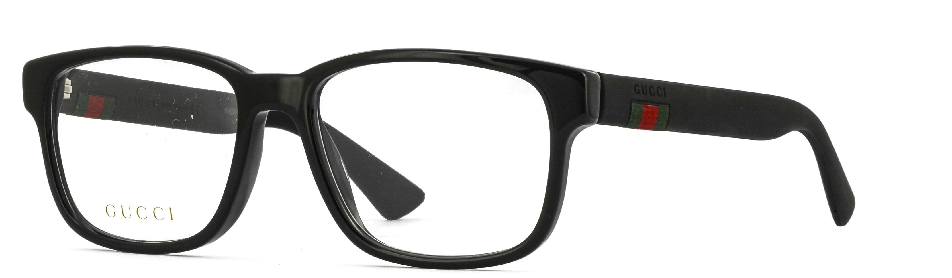 Gucci GG0011O Rectangle Glasses | Fashion Eyewear AU