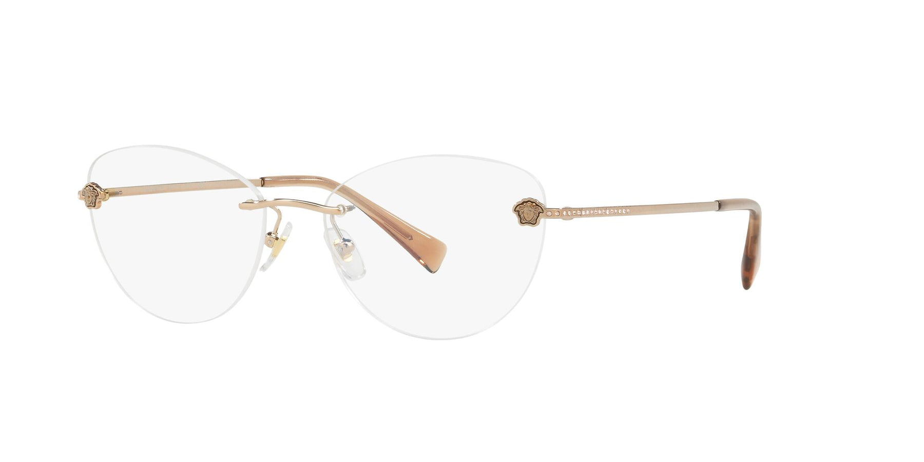 Versace VE1248B Oval Glasses | Fashion Eyewear