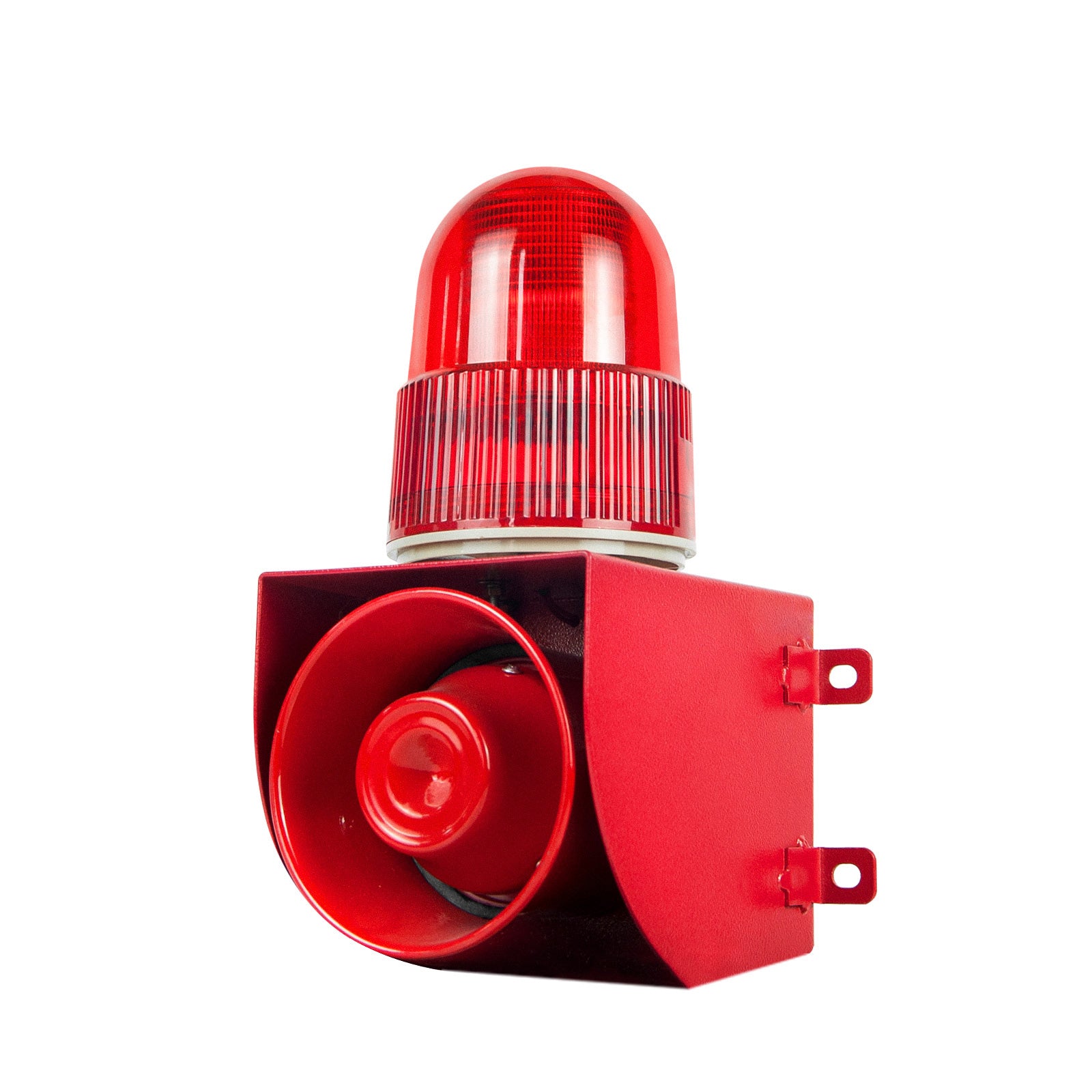 YASONG Outdoor Alarm Siren Stainless Steel IP66 Waterproof 120dB Security Siren with Strobe Light for Factory Ship Port SLA-01G-P