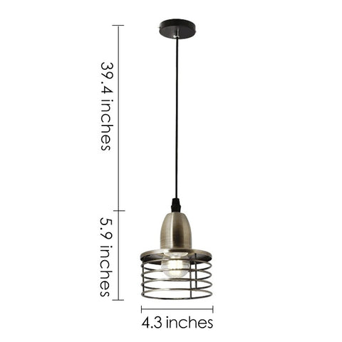 Industrial style cafe lighting