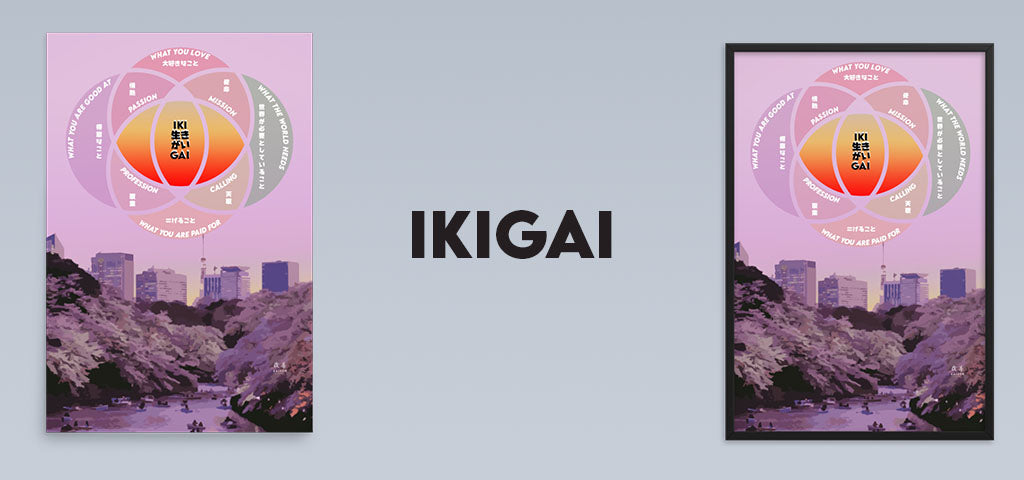 Ikigai Finding a Path with Purpose Scenic Poster