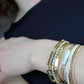 Hope Waterproof Square Link Bracelet 18K Gold Plating - Default Title (7W2211014)