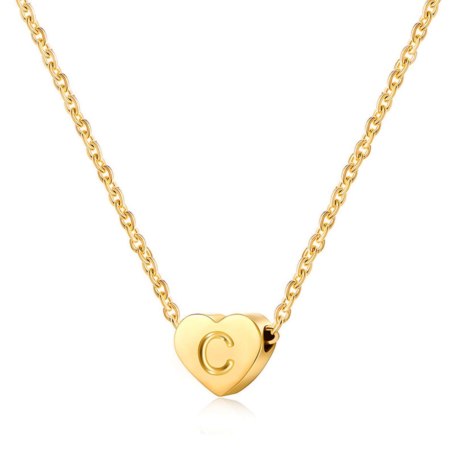 Chilli Waterproof Heart Necklace Golden L I Jewellery since 1971 I Dansk Copenhagen
