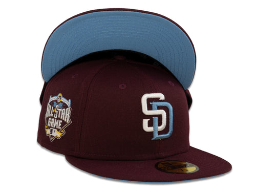 Men's New Era Pink San Diego Padres Blush Sky Tonal 59FIFTY Fitted Hat