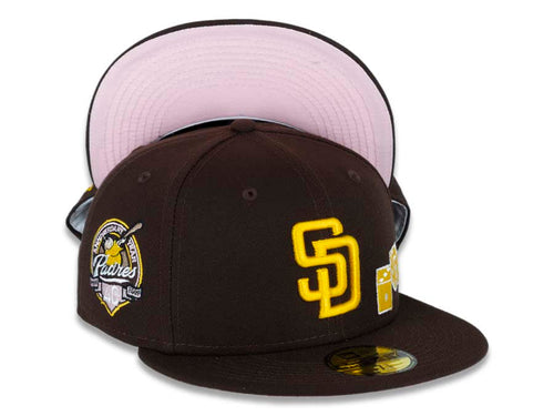 San Diego Padres New Era AKA Patch 59FIFTY Fitted Hat - Black