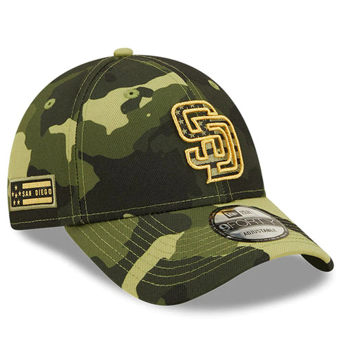 San Diego Padres New Era 2021 Armed Forces Day Bucket Hat - Camo