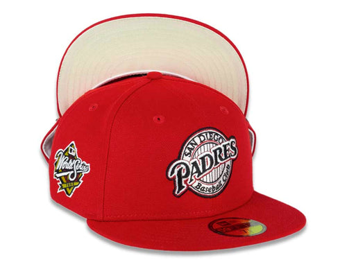 San Diego Padres New Era Cooperstown Collection 1984 World Series Chrome  59FIFTY Fitted Hat - White/Brown