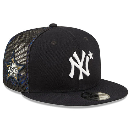 New Era New York Yankees Trucker Hat Adjustable Mesh Navy Blue Hat