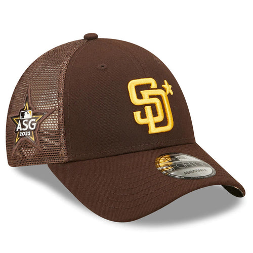 San Diego Padres SPRING TRAINING New Era 9Forty Brown Trucker Adj. Hat Cap  MLB