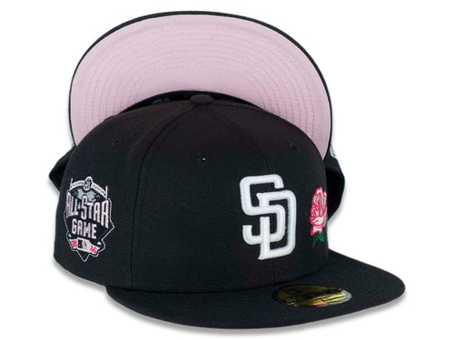 SAN DIEGO PADRES 50TH ANNIVERSARY BUBBLE TAPE PINK BRIM 59FIFTY