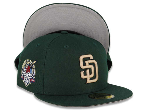 KTZ X Felt 59fifty San Diego Padres Fitted Baseball Hat in Brown