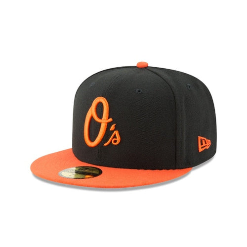 NEW ERA BALTIMORE ORIOLES 5950 SIDE/PATCH/BLOOM 59Fifty BLACK