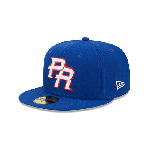 New Era 59Fifty Puerto Rico World Baseball Classic Khaki Royal Blue Fitted  Hat Khaki Royal Blue - Billion Creation