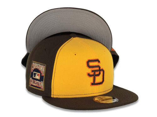 San Diego Padres New Era MLB 9FIFTY 950 Snapback Cap Hat Brown