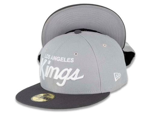  New Era Los Angeles Kings NHL Vintage 5950 59FIFTY Fitted Cap  Hat (7) Navy : Sports & Outdoors